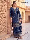 Parinity By Banwery Rayon Foil Printed Kurti With Bottom Dupatta